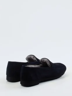 Damen Thierry Rabotin – Slipper aus Veloursleder Dunkel