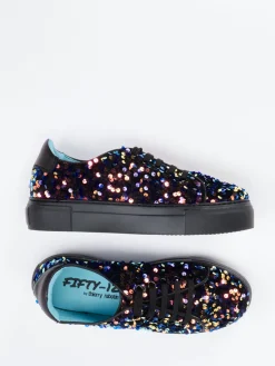 – Sneaker aus Metallic mit Pailletten*Thierry Rabotin Clearance