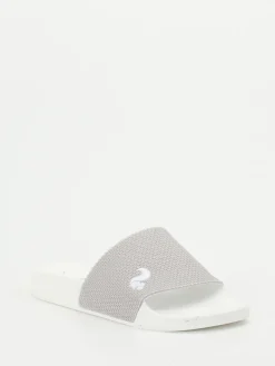 Damen Thies – Badepantolette aus Textil in Hell