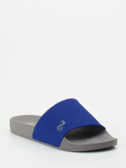 Herren Thies – Badeschlappe aus Textil in Kobalt