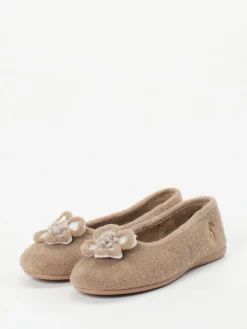 Damen Thies – Ballerina-Hausschuh aus Filz