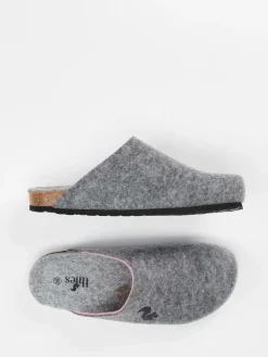 Damen Thies – Filzpantoffeln aus Wollmix in
