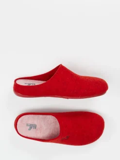 – Filzpantoffeln aus Recyclingfilz in*Thies Discount