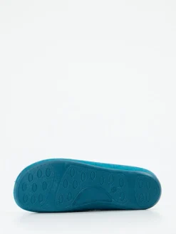 – Filzpantoffeln aus Synthetikfilz in Petrol*Thies Online