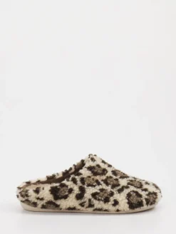 – Hausschuhe aus Textil in Leoprint-Optik*Thies Sale
