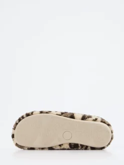 – Hausschuhe aus Textil in Leoprint-Optik*Thies Sale