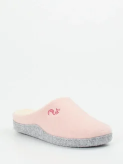 Damen Thies – Pantoffeln aus Filz in Rosé