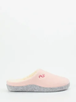 Damen Thies – Pantoffeln aus Filz in Rosé