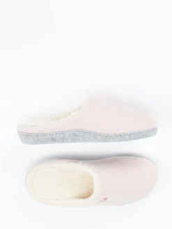 Damen Thies – Pantoffeln aus Filz in Rosé