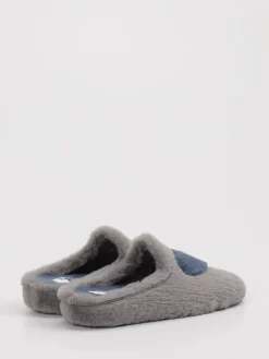 – Pantoffeln aus Textil in mit Herzmotiv*Thies New