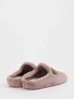 Damen Thies – Pantoffeln aus Textil in Altrosa