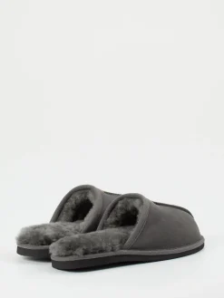 Herren Thies – Pantoffeln aus Veloursleder in