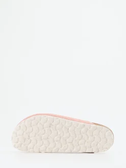 Damen Thies – Pantoletten aus Veloursleder in Alt