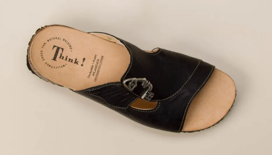 – Komfort-Pantolette aus Ziegenleder*Think Discount