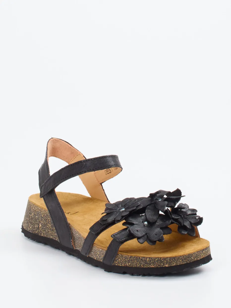 Damen Think – Komfortsandale aus Ziegenleder