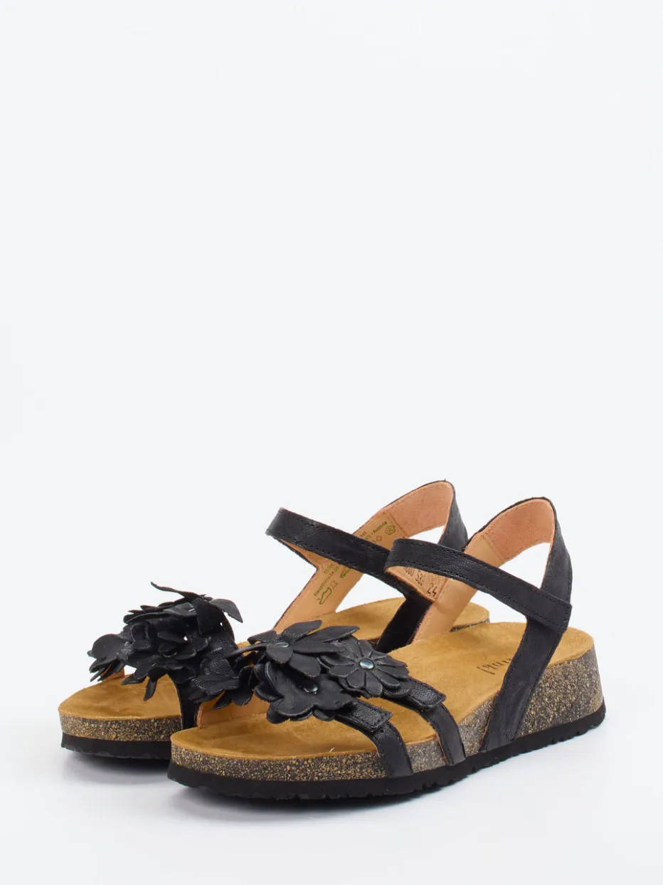 Damen Think – Komfortsandale aus Ziegenleder