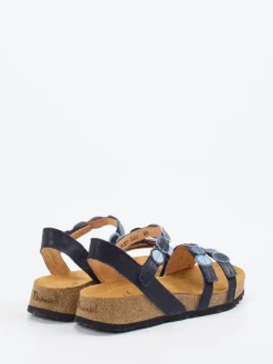 – Komfortsandale aus Ziegenleder in Dunkel*Think