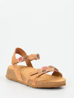 – Komfortsandalen aus Veloursleder hell*Think Clearance