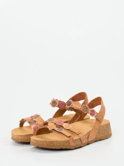 – Komfortsandalen aus Veloursleder hell*Think Clearance