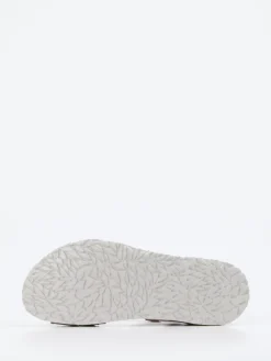 Damen Think – Sandalen aus Ziegenleder in Oliv