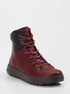 – Schnürboots aus Ziegenleder in Bordeaux*Think Discount
