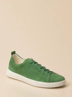 Damen Think – Schnürschuh aus Kalbleder in Salbei