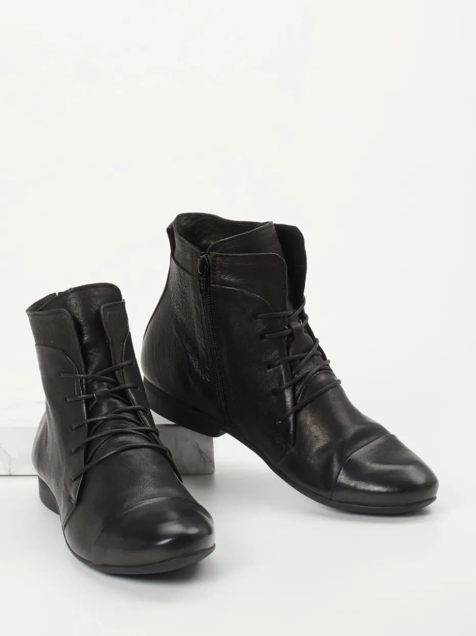 Damen Think – Schnürstiefelette aus Kalbleder