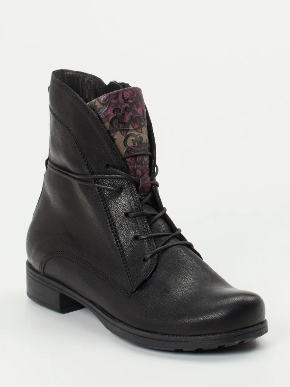 Damen Think – Schnürstiefelette aus Ziegenleder