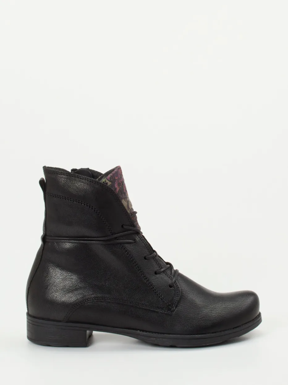 Damen Think – Schnürstiefelette aus Ziegenleder