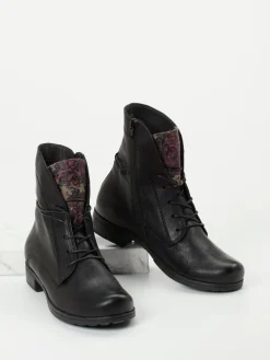 Damen Think – Schnürstiefelette aus Ziegenleder