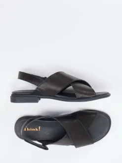 Damen Think – Slingback-Sandalen aus Kalbleder