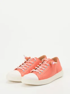 Damen Think – Sneaker aus Kalbleder in Korallrosa