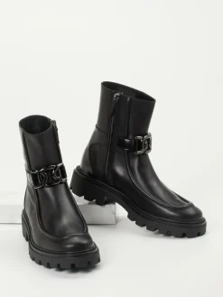 Damen Tod's – Biker-Stiefelette aus Kalbleder