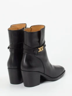 – Blockabsatz-Stiefeletten aus Kalbleder*Tod's Outlet