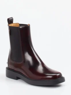 – Chelsea Boots aus Hochglanzleder Bordeaux*Tod's Best