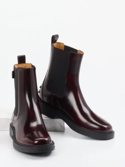 – Chelsea Boots aus Hochglanzleder Bordeaux*Tod's Best