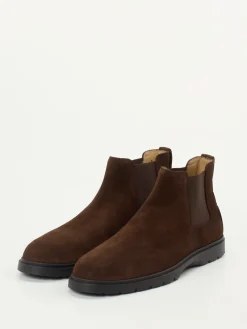 Herren Tod's – Chelsea Boots aus Veloursleder dunkel