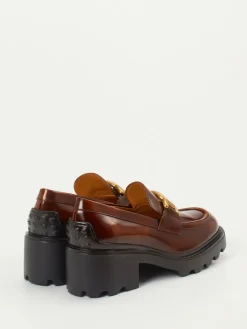 – Chunky Loafer aus Kalbleder Kastanien*Tod's Hot
