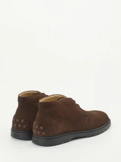 Herren Tod's – Desert Boots aus Veloursleder Dunkel