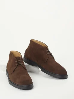 Herren Tod's – Desert Boots aus Veloursleder Dunkel