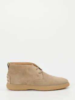 Herren Tod's – Desert Boots aus Veloursleder sandbeige