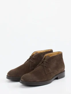 Herren Tod's – Desert Boots aus Veloursleder Dunkel