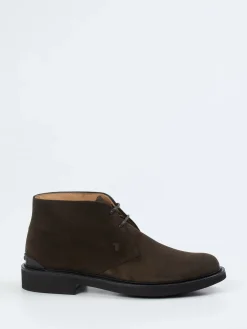 Herren Tod's – Desert Boots aus Veloursleder Dunkel
