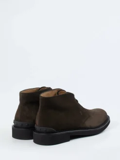 Herren Tod's – Desert Boots aus Veloursleder Dunkel