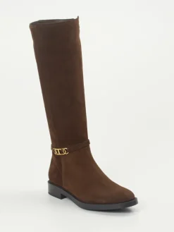 – Kniehohe Stiefel aus Veloursleder*Tod's Outlet