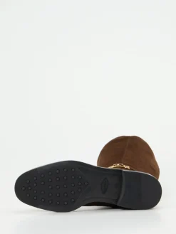 – Kniehohe Stiefel aus Veloursleder*Tod's Outlet