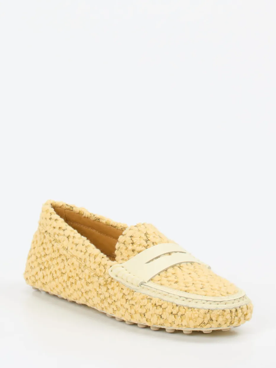 Damen Tod's – Loafer aus Bouclé-Textil in