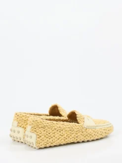 Damen Tod's – Loafer aus Bouclé-Textil in