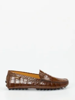 – Loafer aus geprägtem Leder in*Tod's Clearance