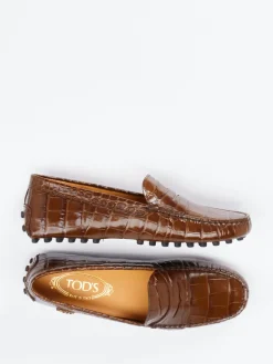 – Loafer aus geprägtem Leder in*Tod's Clearance